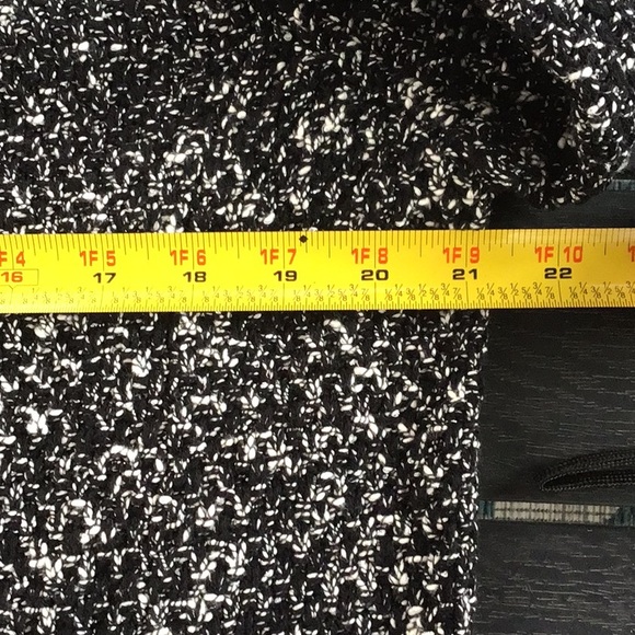 Talbot’s Black & Cream Knit Sweater Cardigan Jacket - Picture 9 of 16